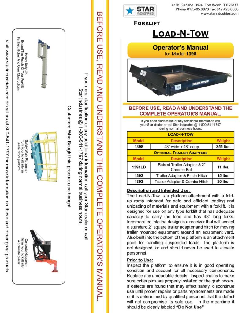 Load-N-Tow - Manual