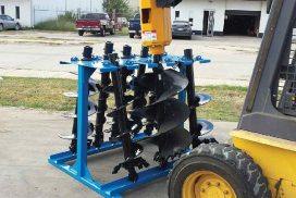 Drop-N-Go design - place augers directly on rack