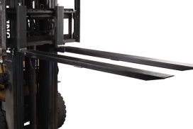 Fork extensions on Forklift