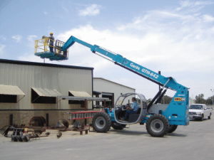 Safety Work Platform Lifting Safety Work Platform Lifting Workers with Telehandler