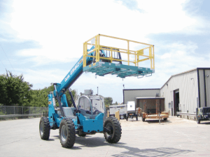 Safety Work Platform Lifting Safety Work Platform Lifting Workers with Telehandler