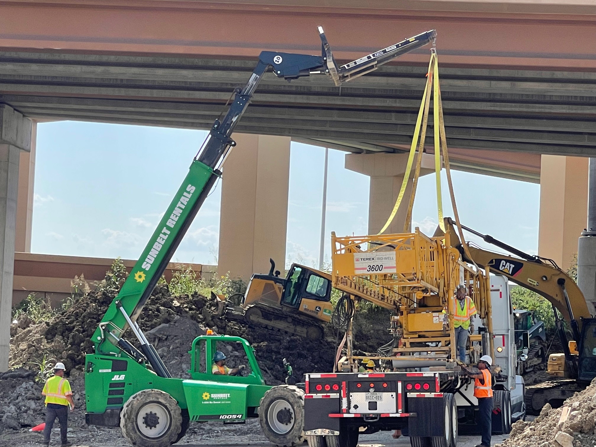 Jib Boom onsite Safety Loading Platform